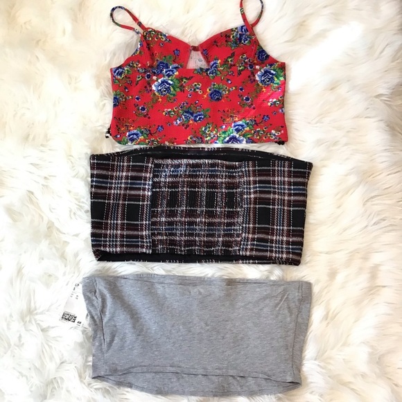 3) H&M Divided, Wild Fable, Love Bandeau Bras Size XL - Picture 2 of 9